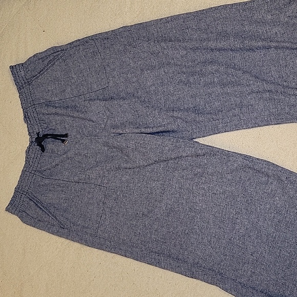 Time and Tru Pants & Jumpsuits Women Plus Size Drawstring Linen